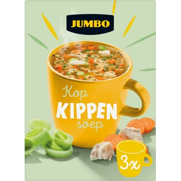 Jumbo Kop Kippensoep 3 Stuks