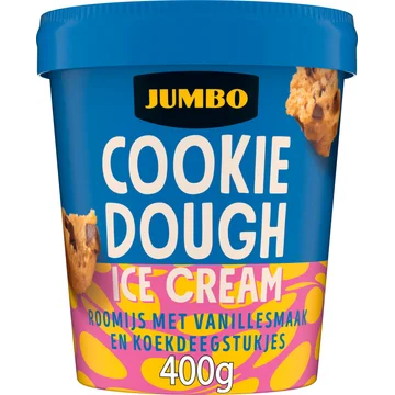 Jumbo Cookie Dough IJs 400g