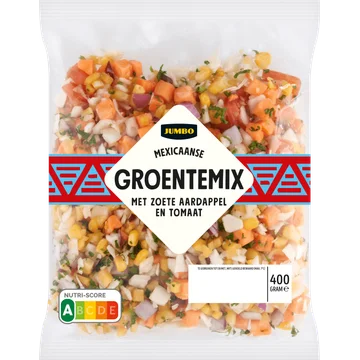 Jumbo Mexicaanse Groentemix met Zoete Aardappel en Tomaat 400 g
