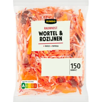 Jumbo Rauwkost Wortel & Rozijnen 150 g