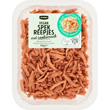 Jumbo Plantaardig Spekreepjes met Rooksmaak 175g