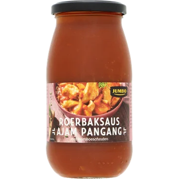 Jumbo Roerbaksaus Ajam Pangang met Bamboescheuten 490 g