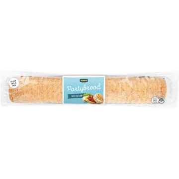 Jumbo Partybrood Wit-Sesam 200 g