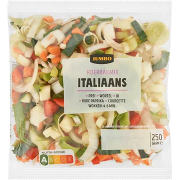 Jumbo Roerbakmix Italiaans 250 g