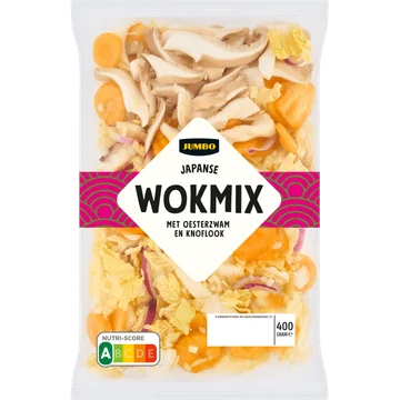 Jumbo Japanse Wokmix met Oesterzwam en Knoflook 400 g