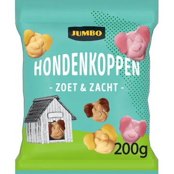 Jumbo Hondenkoppen Vegan 200 g