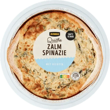 Jumbo Quiche Zalm Spinazie 300 g