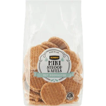 Jumbo Mini Stroopwafels met Roomboter 300 g