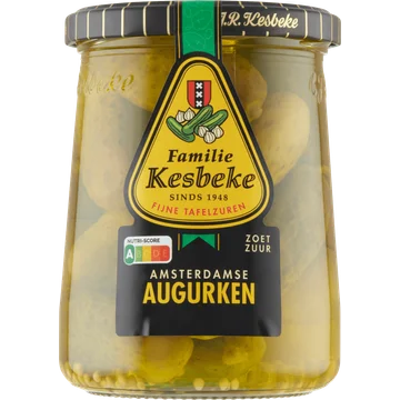Kesbeke Zoet Zuur Amsterdamse Augurken 495 g