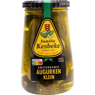 Kesbeke Kleine augurkjes zoetzuur