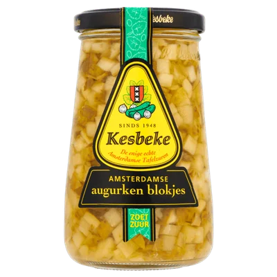 Kesbeke Augurkenblokjes Pot 370 ml