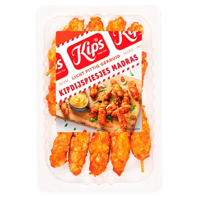 Kips Kipdijspiesjes Madras Tray 160 g