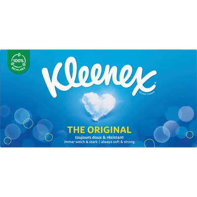 Kleenex Tissues the original box