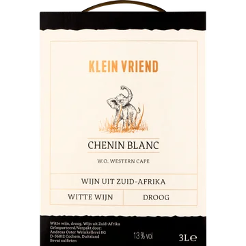 Klein Vriend - Chenin Blanc - 3 L