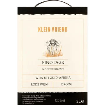 Klein Vriend - Pinotage - 3 L