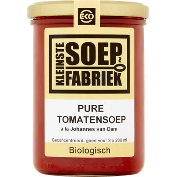 KleinsteSoepFabriek Pure Tomatensoep Biologisch 400 ml