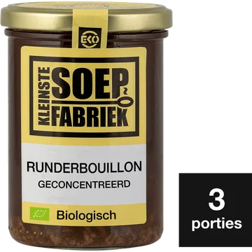 KleinsteSoepFabriek Runderbouillon Biologisch 400 ml