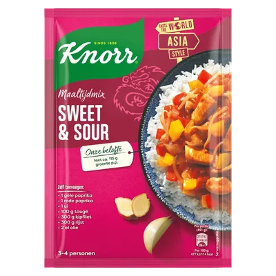 Knorr Maaltijdmix Sweet &amp; Sour Stazak 61 g