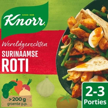Knorr Wereldgerechten Maaltijdpakket Surinaamse Roti 230 g
