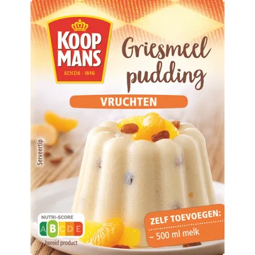 Koopmans Griesmeel Pudding Vruchten 85 g
