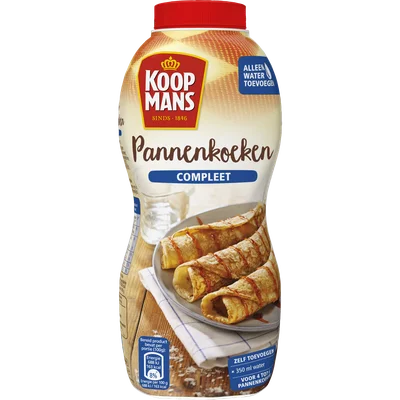 Koopmans Pannenkoekenmix shaker scharrelei