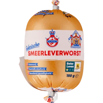 Kroon Saksische Smeerleverworst 150 g