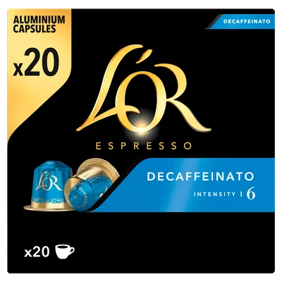 L'Or Koffiecups decaffeinato Doos 20 st