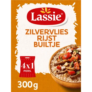 Lassie Builtjes Zilvervliesrijst 300 g