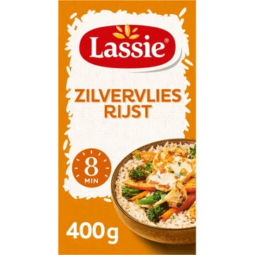 Lassie Zilvervliesrijst 400 g