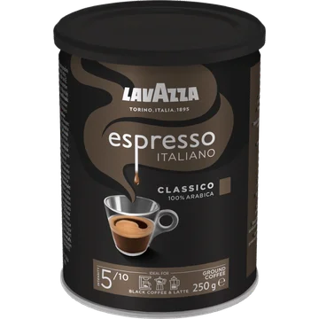 Lavazza Espresso Italiano Classico filterkoffie blik 250g
