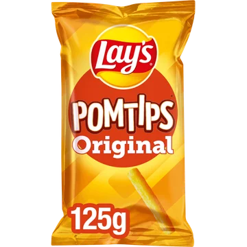 Lay's Pomtips Naturel Chips 125 gr