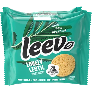 Leev® bio LOVELY LENTIL cakes rosemary 54g (3x2st)