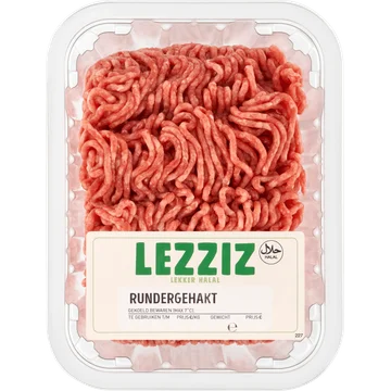 Lezziz Rundergehakt Halal 500 g