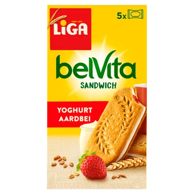 Liga Belvita yoghurt-aardbei