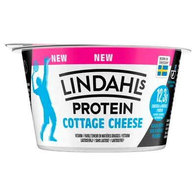 Lindahls Proteïne cottage cheese Bakje 175 g