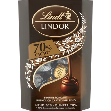 Lindt Lindor Donker 70% Cacao Bonbons 200 g