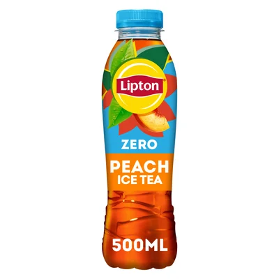 Lipton Ice tea peach zero Fles 500 ml