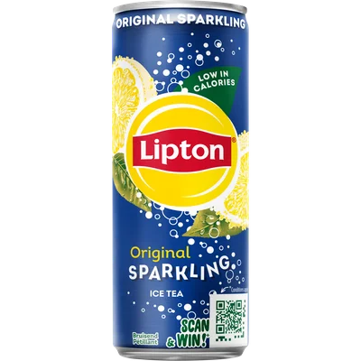 Lipton Ice tea sparkling Blik 250 ml