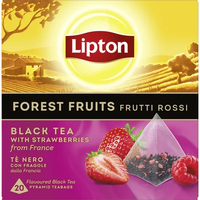 Lipton Vruchtenthee forest fruits kop 20 zk.