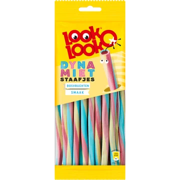 Look-O-Look Dynamietstaafjes Regenboog Bessen 110g