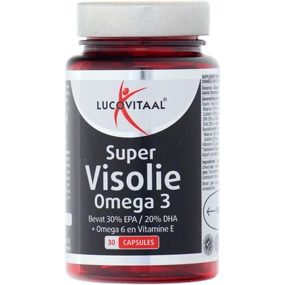 Lucovitaal Super visolie omega3 Doos 30 st