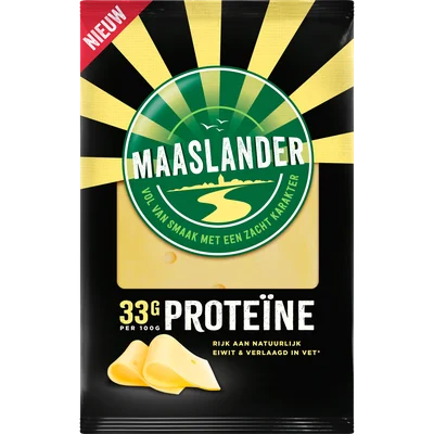 Maaslander Kaas proteine plakken