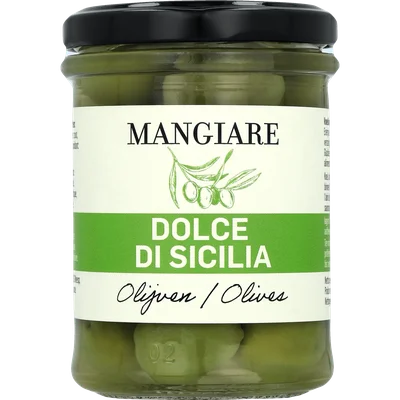 Mangiare siciliaanse dolce olijven Pot 180 g