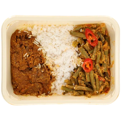 Mealmasters Rendang met cocosrijst-boontjes