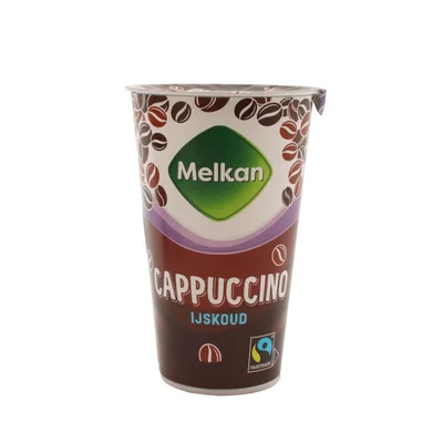 Melkan IJskoffie cappuccino Beker 250 ml