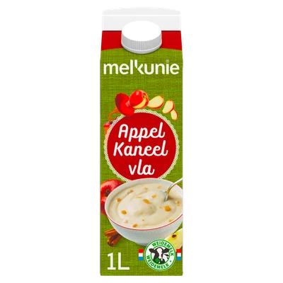 Melkunie Appel kaneel vla Pak 1000 ml