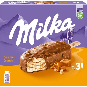 Milka Caramel Crunch Stick 3 x 90 ml
