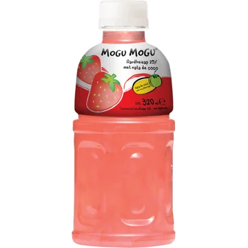 Mogu Mogu Aardbeiensmaak met Nata de Coco 320 ml