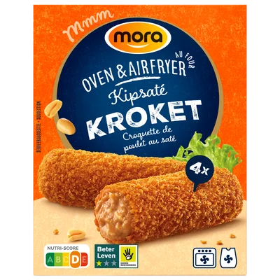 Mora Kroket saté 4st Doos 320 g