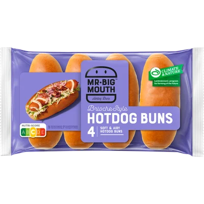 Mr. Big Mouth Hotdog buns